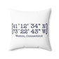 Weston Coordinates Spun Polyester Square Pillow