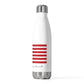 Ansonia Connecticut Flag 20 oz Insulated Bottle