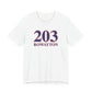 203 Rowayton Red, White & Blue Unisex Jersey Short Sleeve T-Shirt