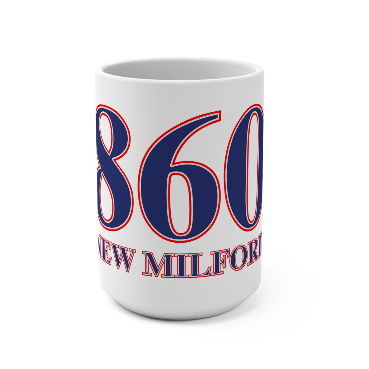 New Milford Red, White & Blue Mug 15oz
