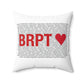 Bridgeport Love Spun Polyester Square Pillow