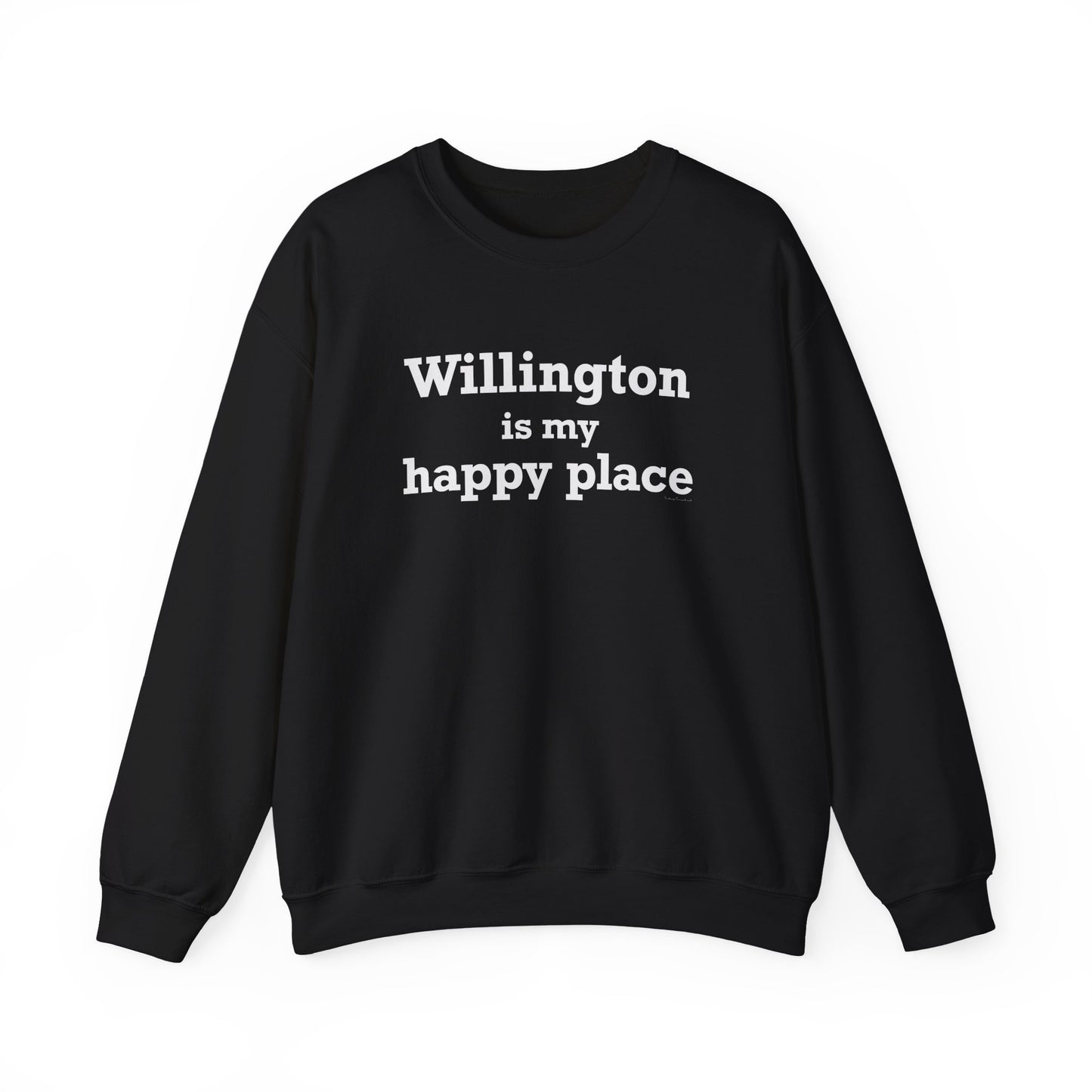 Willington is My Happy Place Unisex Heavy Blend™ Crewneck Sweatshirt
