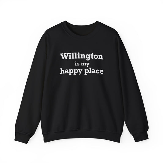 Willington is My Happy Place Unisex Heavy Blend™ Crewneck Sweatshirt
