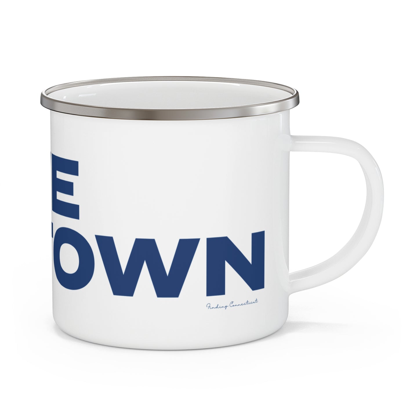 Love Newtown Enamel Camping Mug
