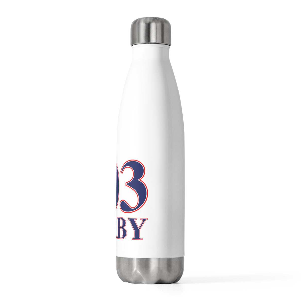 Derby Red, White & Blue 20 oz Insulated Bottle