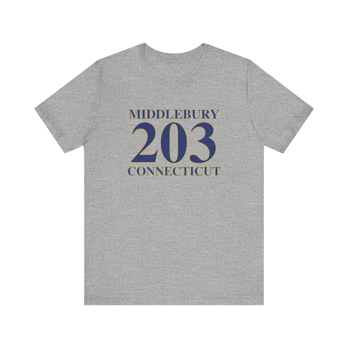 Middlebury 203 Connecticut Jersey Short Sleeve T-Shirt