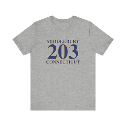 Middlebury 203 Connecticut Jersey Short Sleeve T-Shirt