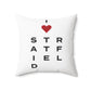 Stratfield Vision Spun Polyester Square Pillow