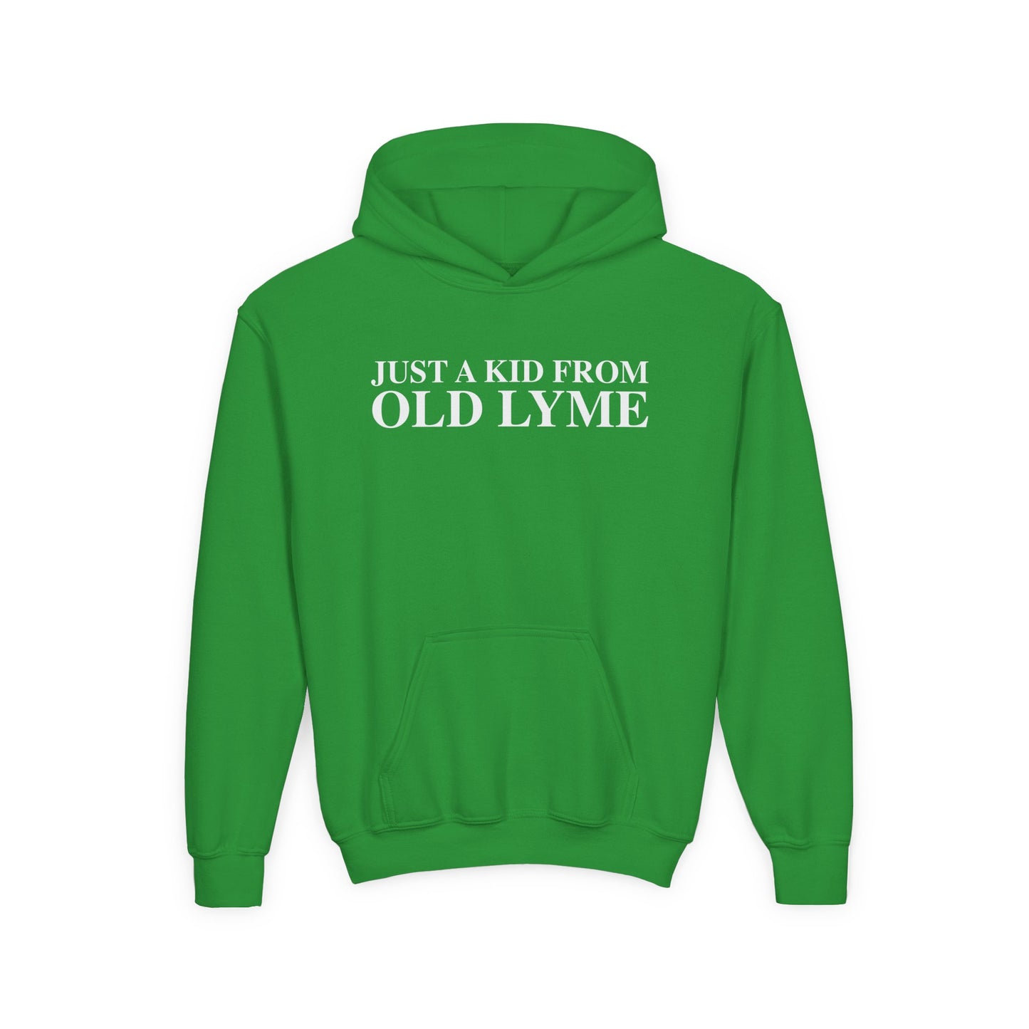 Just a kid from Old Lyme Youth Heavy Blend Hooded Sweatshirt