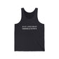 Just a kid from Middletown Unisex Jersey Tank