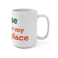 Goose Shows Are My Happy Place - Orange & Green Mug 15oz