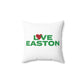 Love Easton Spun Polyester Square Pillow