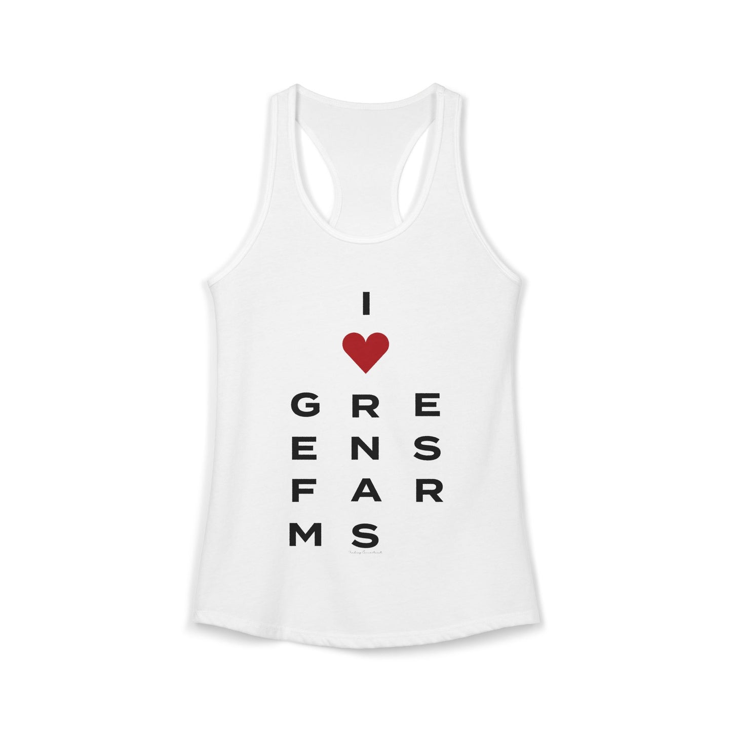Greens Farms Vision Women's Ideal Racerback Tank Top