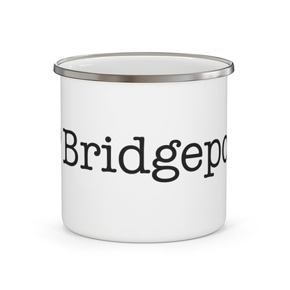 I Heart Bridgeport. Enamel Camping Mug