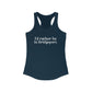 I’d rather be in Bridgeport Women's Ideal Racerback Tank Top
