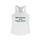 Silvermine is My Happy Place Women's Ideal Racerback Tank Top