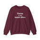 Union is My Happy Place Unisex Heavy Blend™ Crewneck Sweatshirt