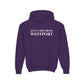 Just a kid from Westport Youth Heavy Blend Hooded Sweatshirt