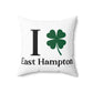 I Clover East Hampton Spun Polyester Square Pillow