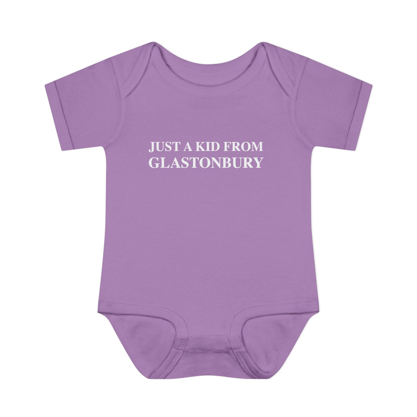 Just a kid from Glastonbury Infant Baby Rib Bodysuit