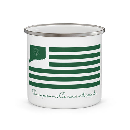 Thompson Connecticut St. Patrick’s Day Flag Enamel Camping Mug