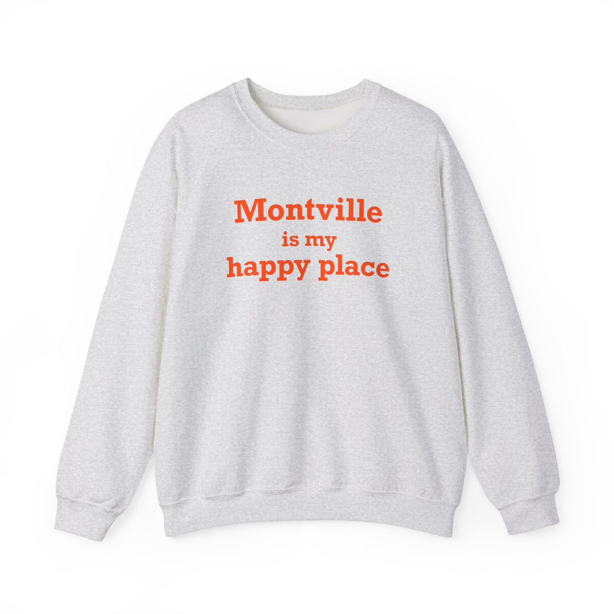 Montville is My Happy Place Unisex Heavy Blend™ Crewneck Sweatshirt