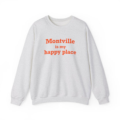 Montville is My Happy Place Unisex Heavy Blend™ Crewneck Sweatshirt