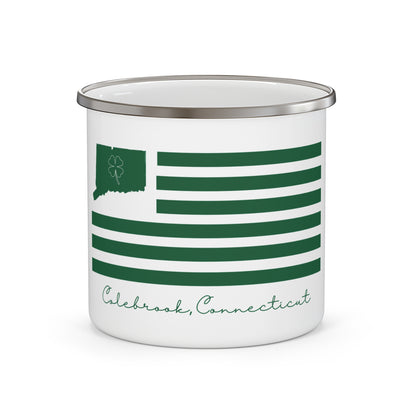 Colebrook Connecticut St. Patrick’s Day Flag Enamel Camping Mug