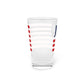 North Stonington Connecticut Flag Pint Glass, 16oz