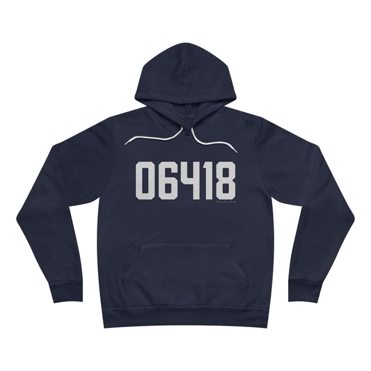 06418 Derby CT Zip Code Unisex Sponge Fleece Pullover Hoodie