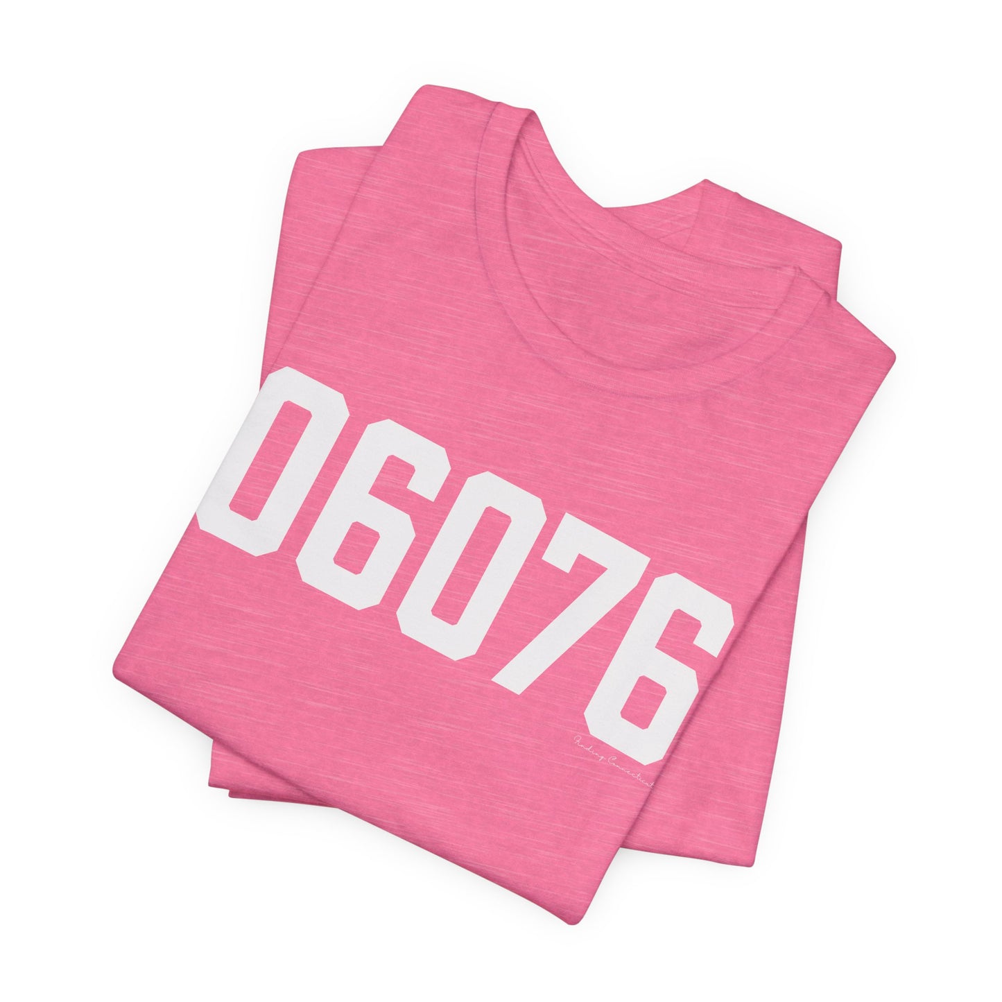 06076 Union CT Zip Code Unisex Jersey Short Sleeve T-Shirt