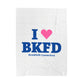 I Heart BKFD Velveteen Plush Blanket