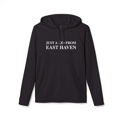 Just a kid from East Haven adidas Unisex Fleece Hoodie