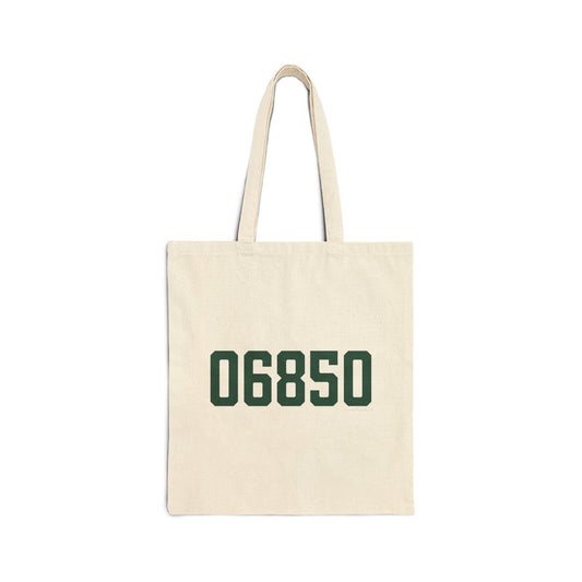 06850 Norwalk Connecticut Zip Code Cotton Canvas Tote Bag