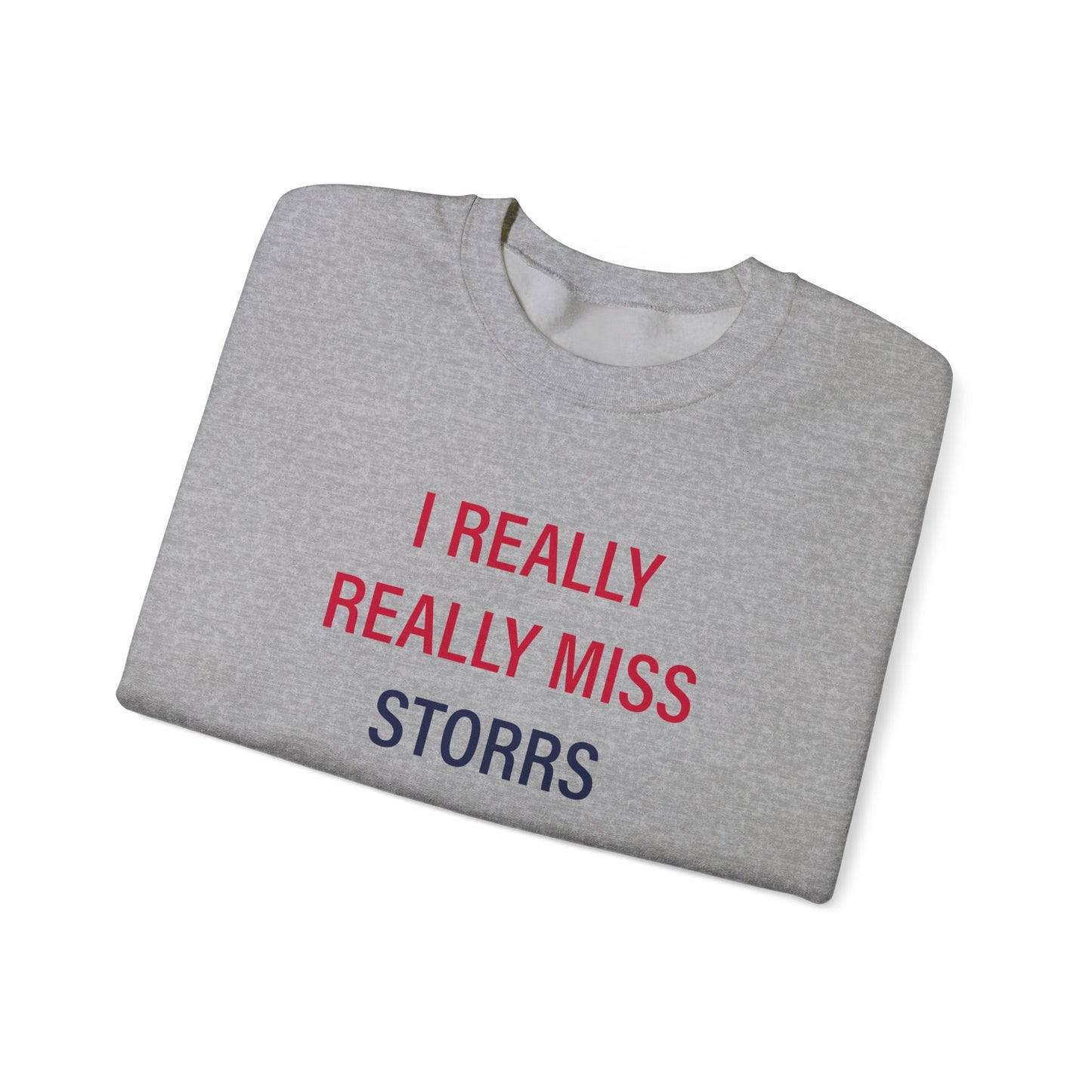 I Really Really Miss Storrs Unisex Heavy Blend™ Crewneck Sweatshirt