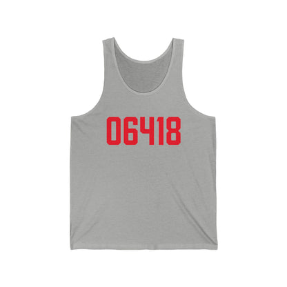 06418 Derby Connecticut Zip Code Unisex Jersey Tank Top