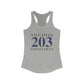 Naugatuck 203 Connecticut Women's Ideal Racerback Tank