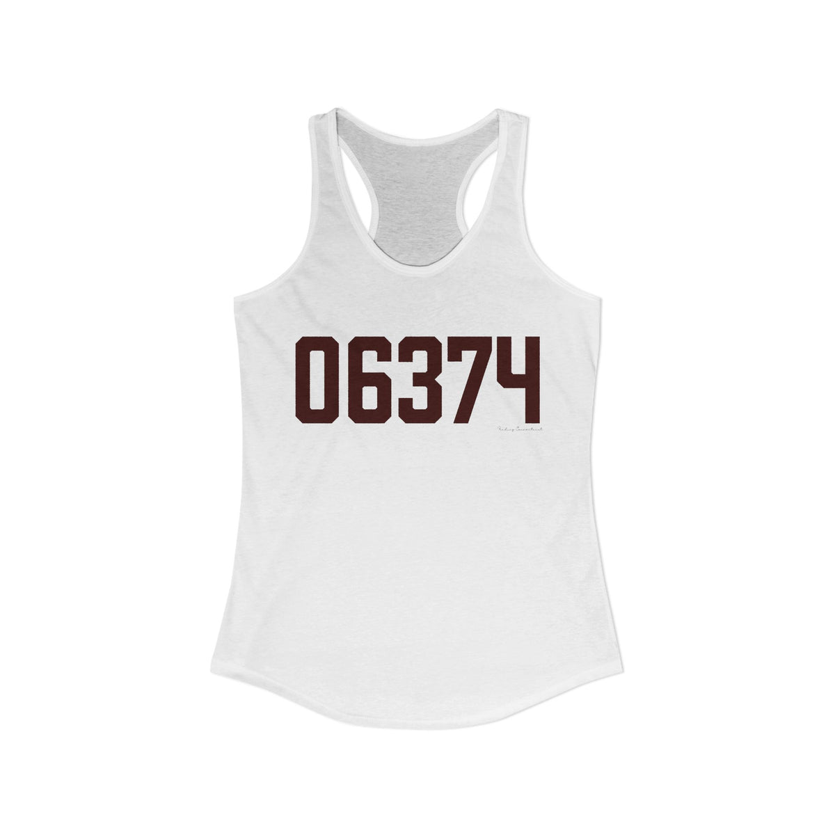 06374 Sprague Voluntown Zip Code Women's Ideal Racerback Tank Top