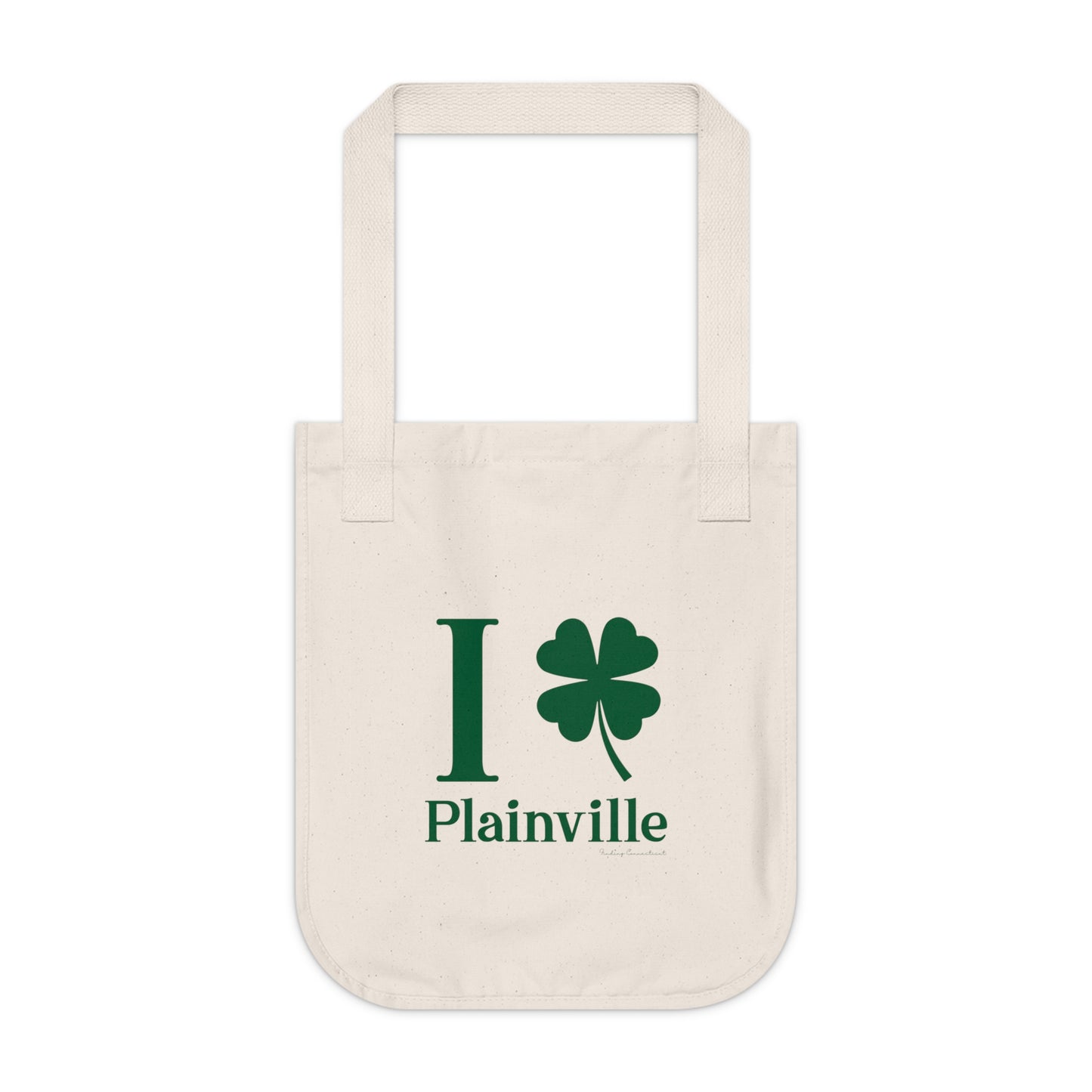 I Clover Plainville Organic Canvas Tote Bag