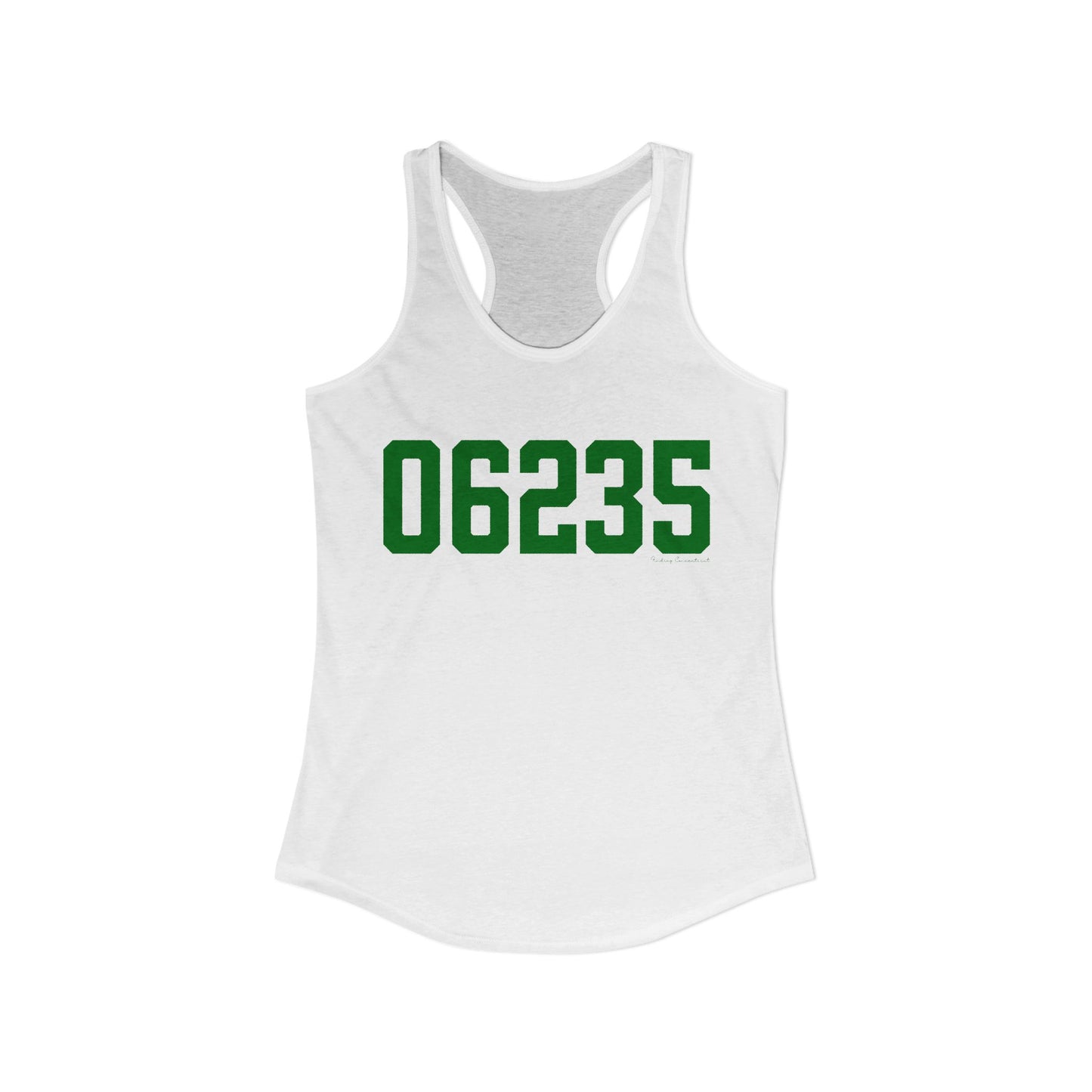 06235 Chaplin Connecticut Zip Code Women's Ideal Racerback Tank Top