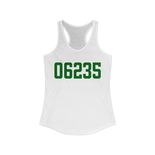 06235 Chaplin Connecticut Zip Code Women's Ideal Racerback Tank Top