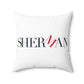 41 Tilt Sherman Spun Polyester Square Pillow