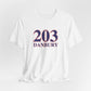 203 Danbury Red, White & Blue Unisex Jersey Short Sleeve T-Shirt