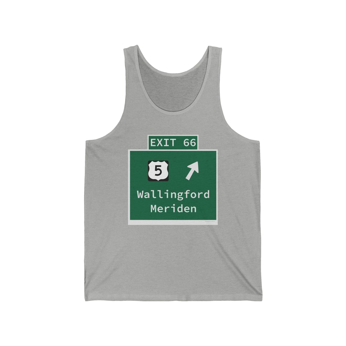 Vintage WCP Exit 66 Sign Unisex Jersey Tank Top