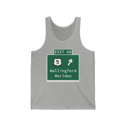 Vintage WCP Exit 66 Sign Unisex Jersey Tank Top