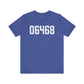 06468 Monroe Connecticut Zip Code Unisex Jersey Short Sleeve T-Shirt