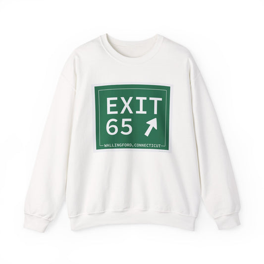Vintage Exit 65 WCP Sign Unisex Heavy Blend™ Crewneck Sweatshirt