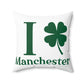 I Clover Manchester Spun Polyester Square Pillow