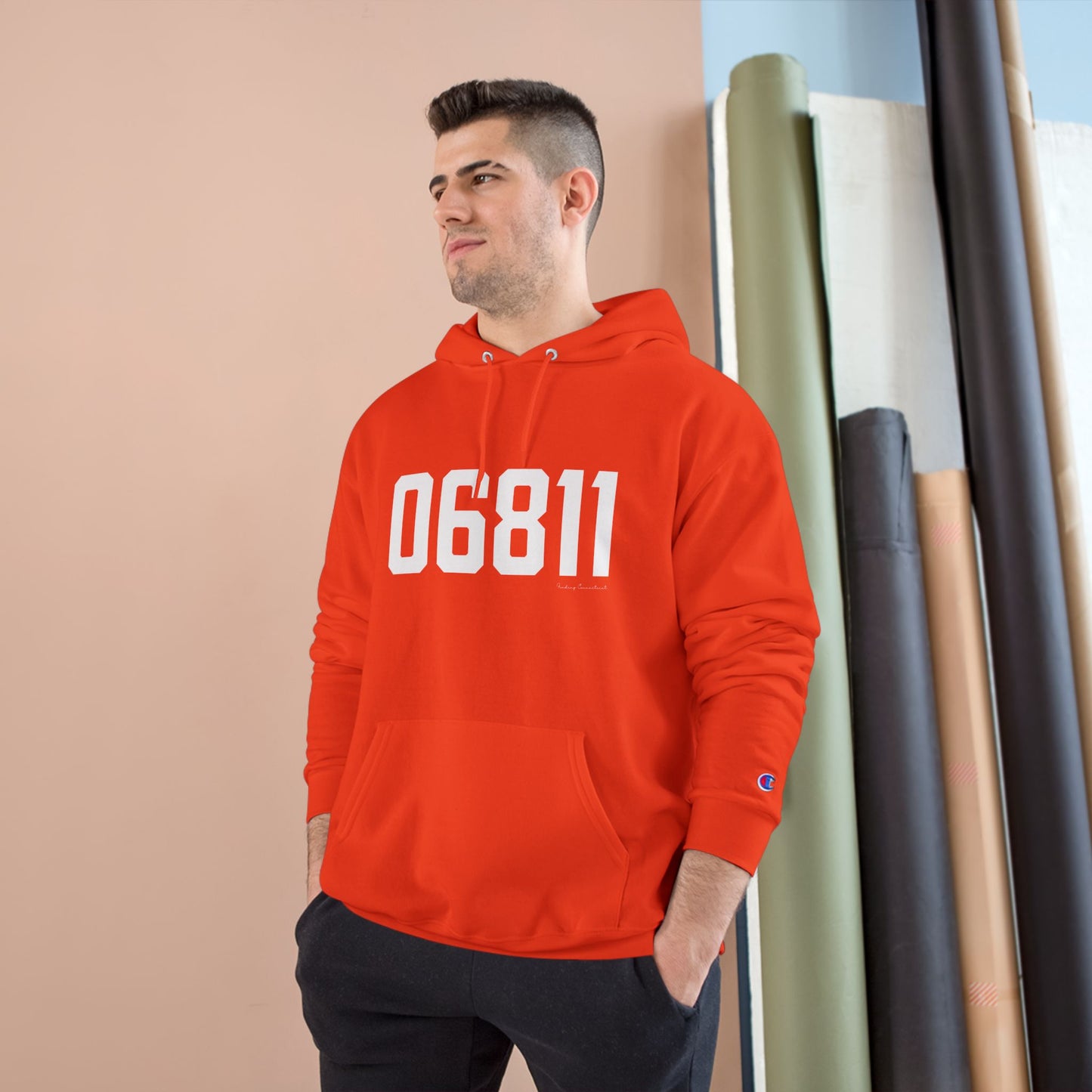 06811 Danbury CT Zip Code Champion Hoodie Sweatshirt