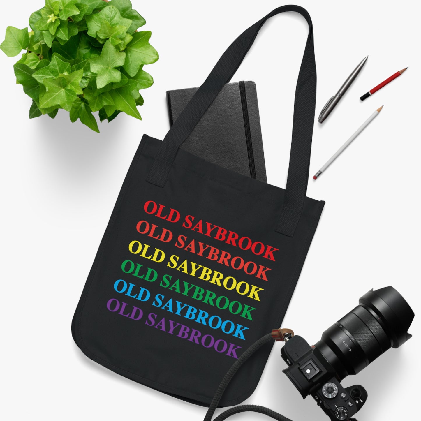 Old Saybrook Pride Organic Canvas Tote Bag